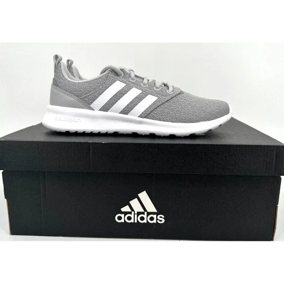 adidas | Shoes | Adidas Qt Racer 2 Running Shoes Womens Size 6 Grey White |  Poshmark
